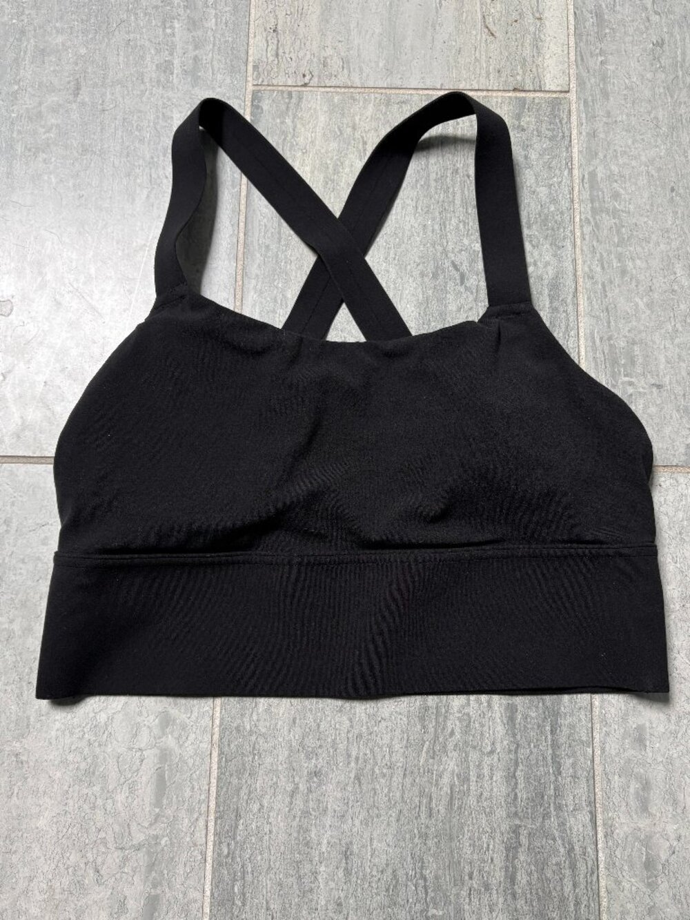 Athleta Criss Cross Sports Bra Black Size Small